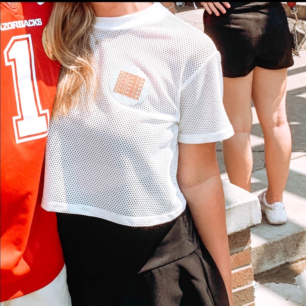L Barlett Boutique Mesh Crop Top
